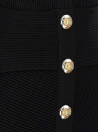 Balmain Bodycon Dress Black, view 4