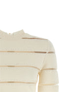 Balmain Bodycon Dress White, view 3