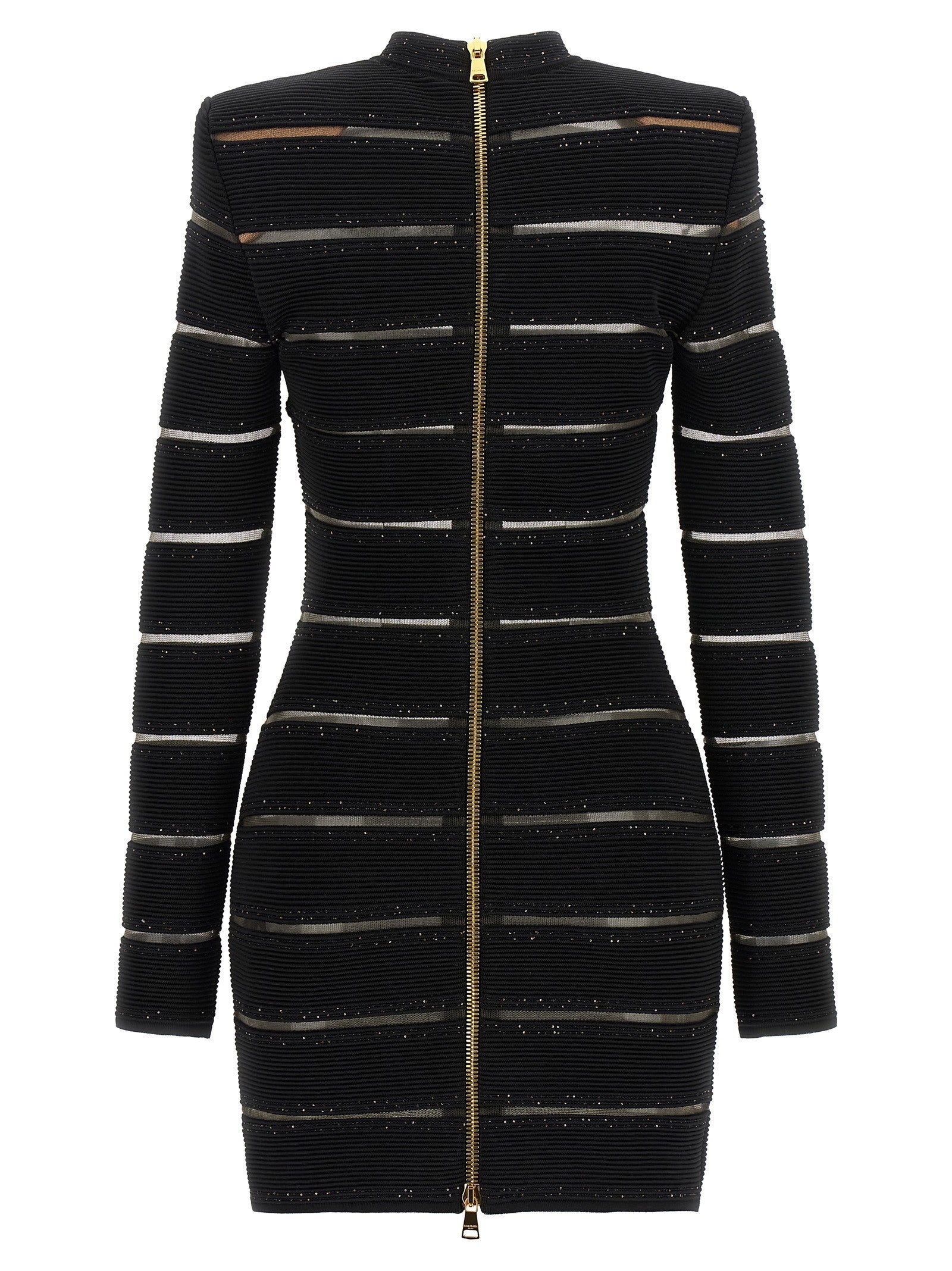 Balmain Bodycon Dress Black