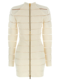 Balmain Bodycon Dress White