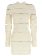 Balmain Bodycon Dress White