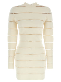 Balmain Bodycon Dress White