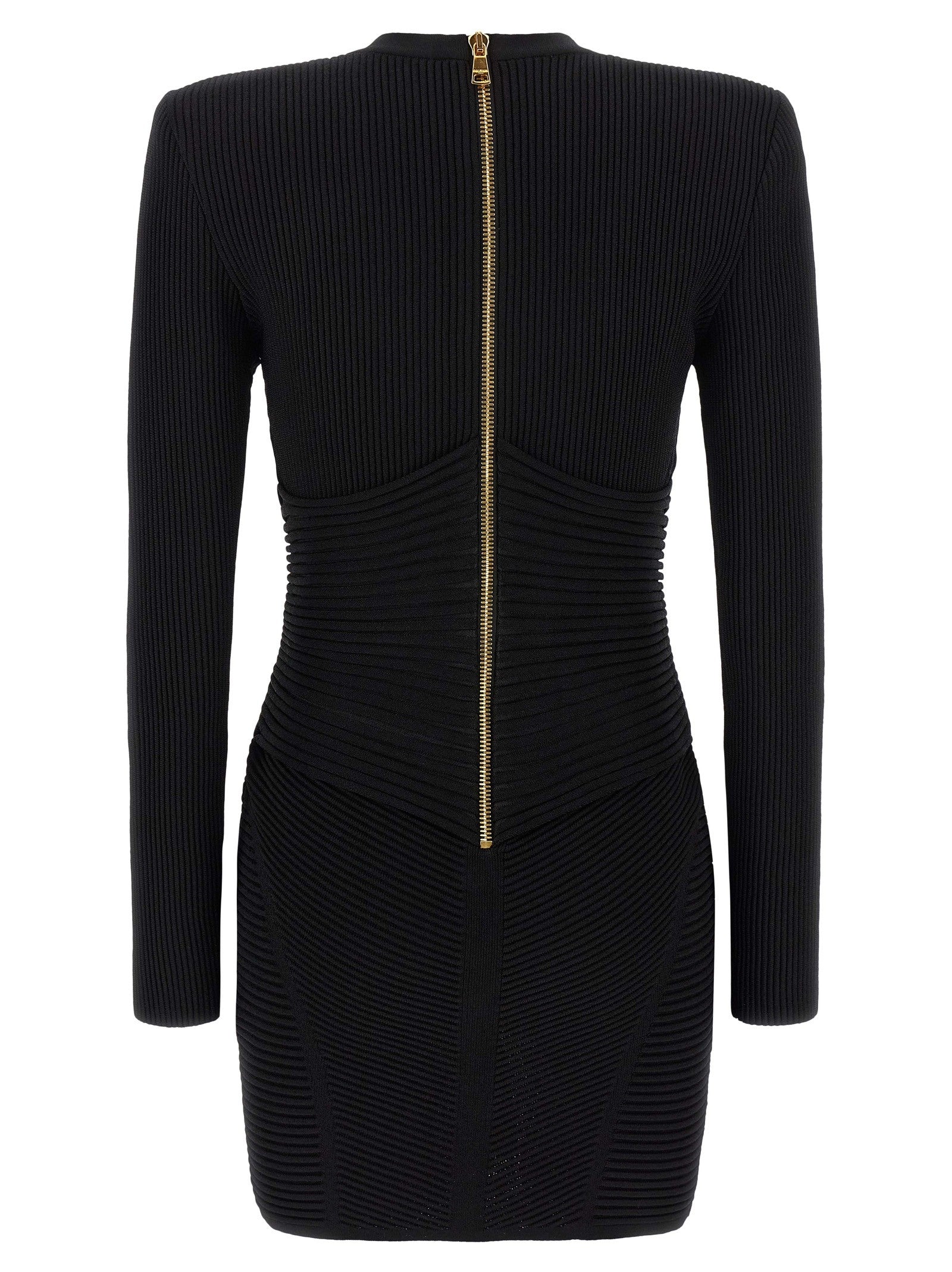 Balmain Bodycon Dress Black