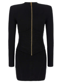 Balmain Bodycon Dress Black