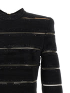 Balmain Bodycon Dress Black, view 3