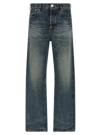 Kenzo Boke Flower Button Jeans Blue