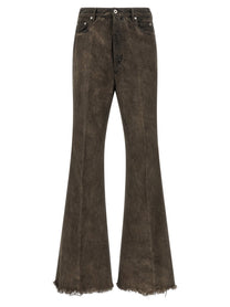 Rick Owens Bolan Bootcut Jeans Grey