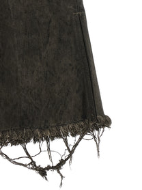 Rick Owens Bolan Cutoff Bermuda Shorts Grey, view 5