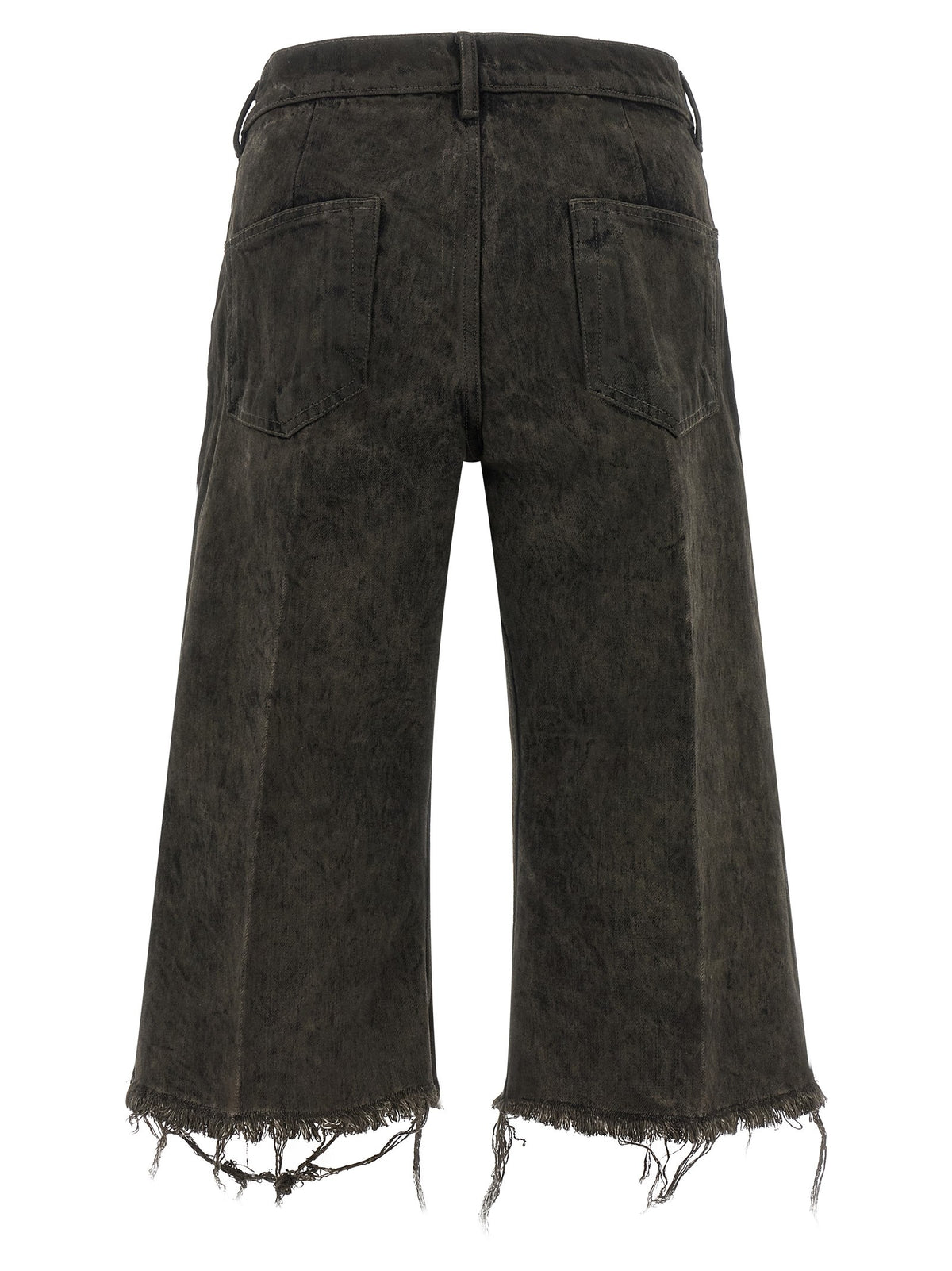 Rick Owens Bolan Cutoff Bermuda Shorts Grey, view 2
