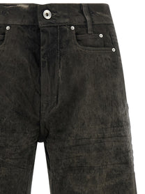 Rick Owens Bolan Cutoff Bermuda Shorts Grey, view 3