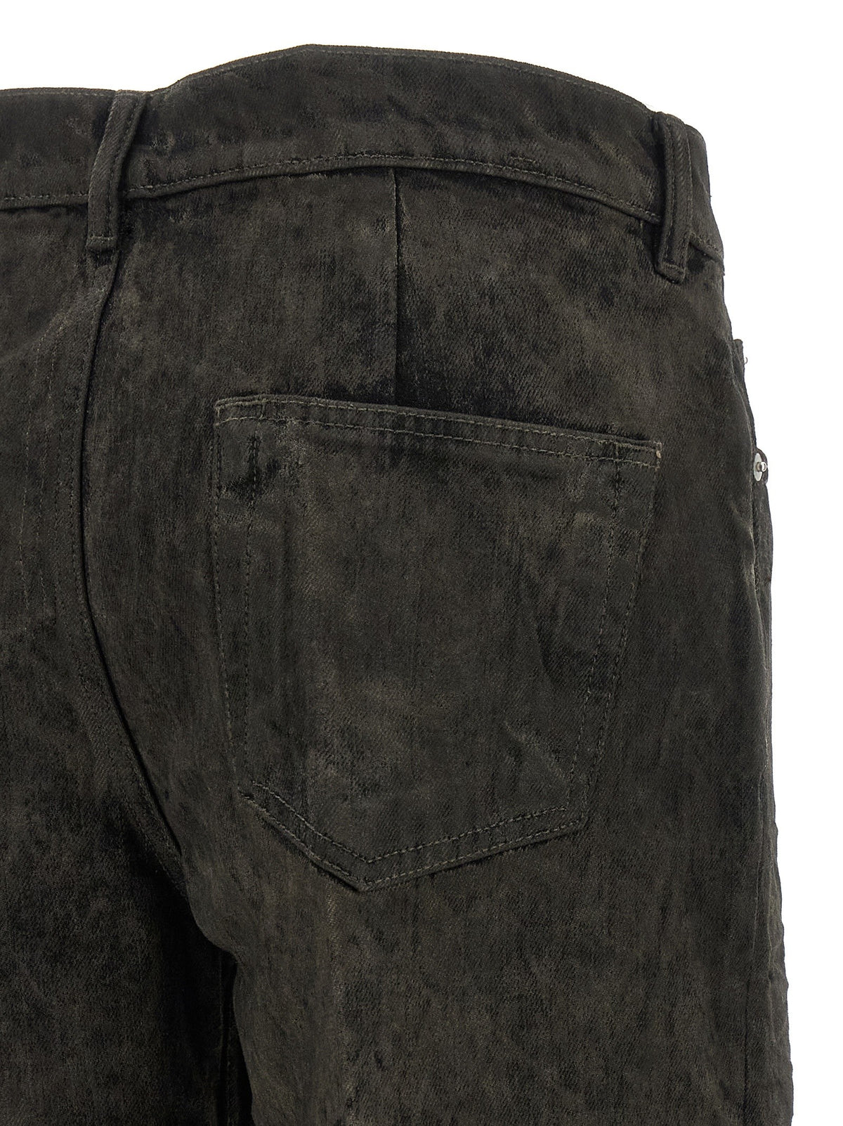 Rick Owens Bolan Cutoff Bermuda Shorts Grey, view 4