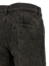 Rick Owens Bolan Cutoff Bermuda Shorts Grey, view 4