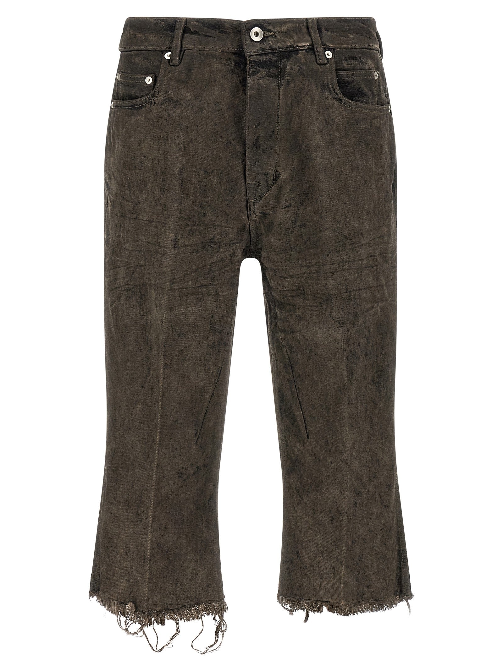Rick Owens Bolan Cutoffs Bermuda Shorts Grey