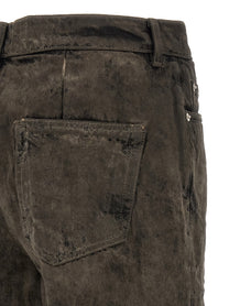 Rick Owens Bolan Cutoffs Bermuda Shorts Grey