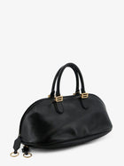 Balenciaga Women's Bolero Bowling Medium Leather Bag Black, view 4