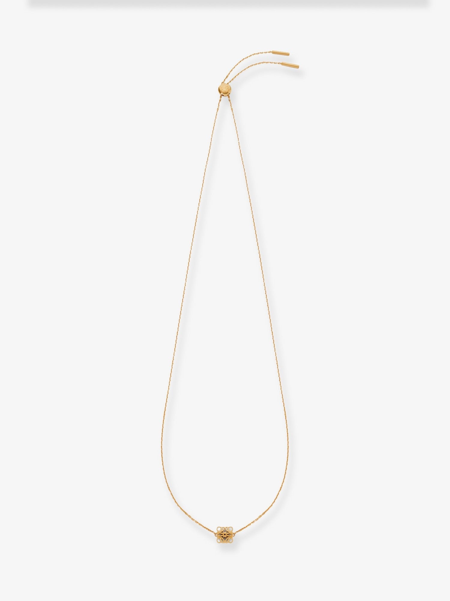Loewe Women's Bombè Anagram Brass Necklace Gold