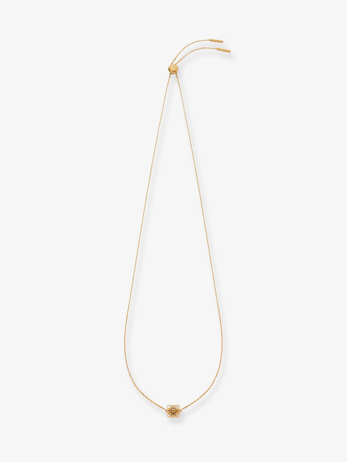 Loewe Women's Bombè Anagram Brass Necklace Gold