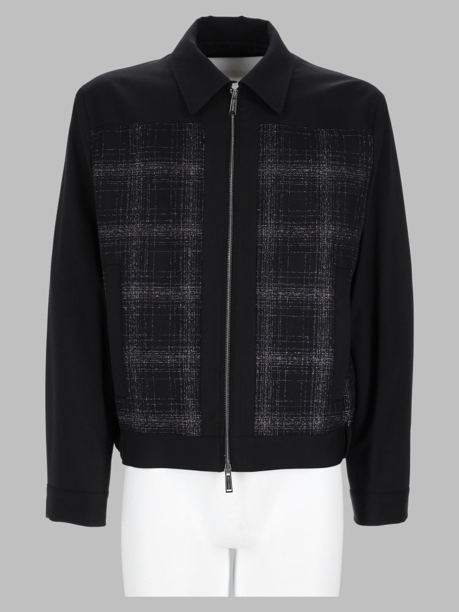 Dsquared2 Men's Bomber Evening Con Motivo Check Black
