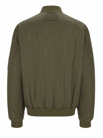 Balenciaga Men's Bomber in Nylon Green, view 3