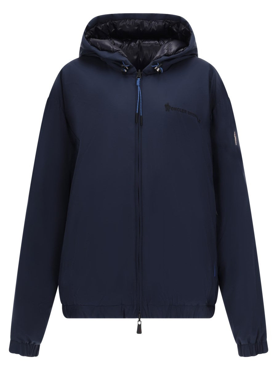 Moncler Grenoble Women's Bomber Jacket Berguns Blue