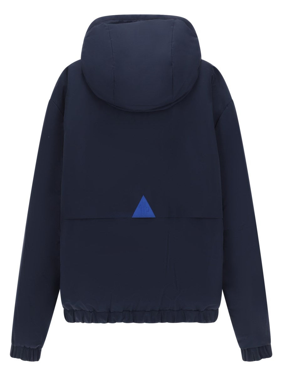 Moncler Grenoble Women's Bomber Jacket Berguns Blue