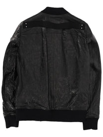 Rick Owens Men's Bomber Jacket Classic Flight Black