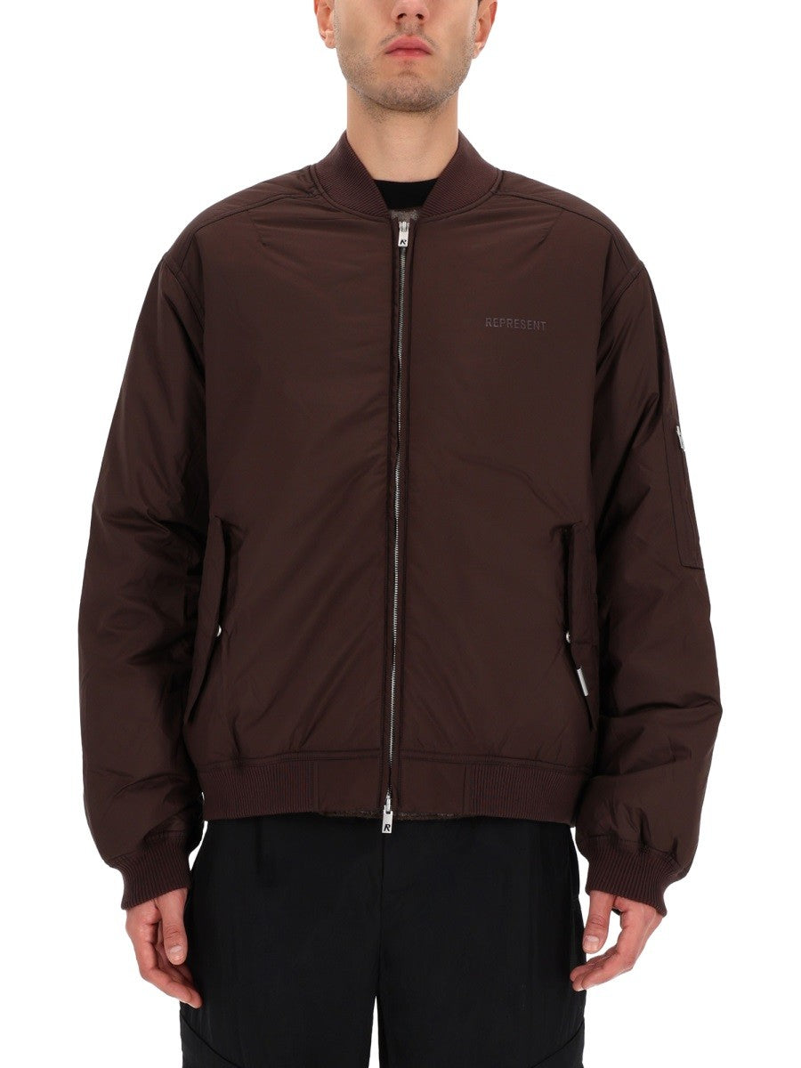 Represent Men's Bomber Jacket Smart Brown Represent