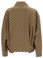 Gucci Women's Bomber Jacket Beige, view 2