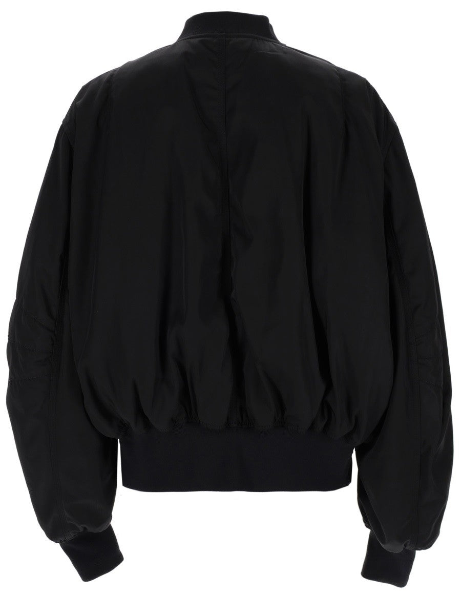 The Attico Women's Bomber Jacket Black