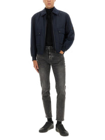 BOSS Men's Bomber Jacket Blue, view 2