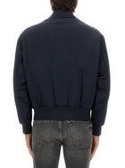 BOSS Men's Bomber Jacket Blue, view 3
