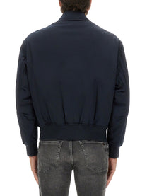 BOSS Men's Bomber Jacket Blue, view 3