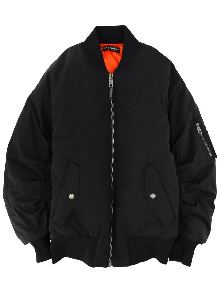 Dolce &amp; Gabbana Women's Bomber Jacket Black Dolce &amp; Gabbana