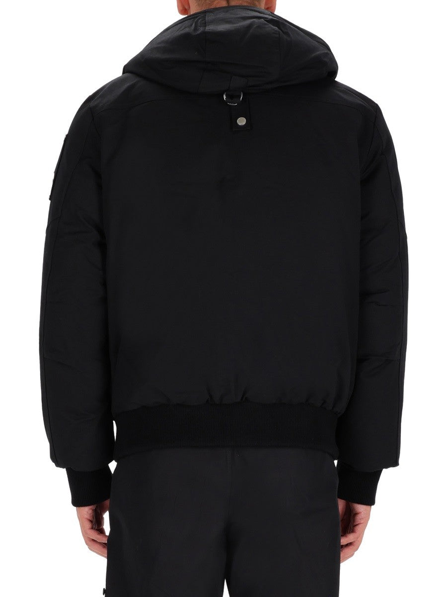 Moose Knuckles Men's Bomber Original Ballistic Neoshear Black