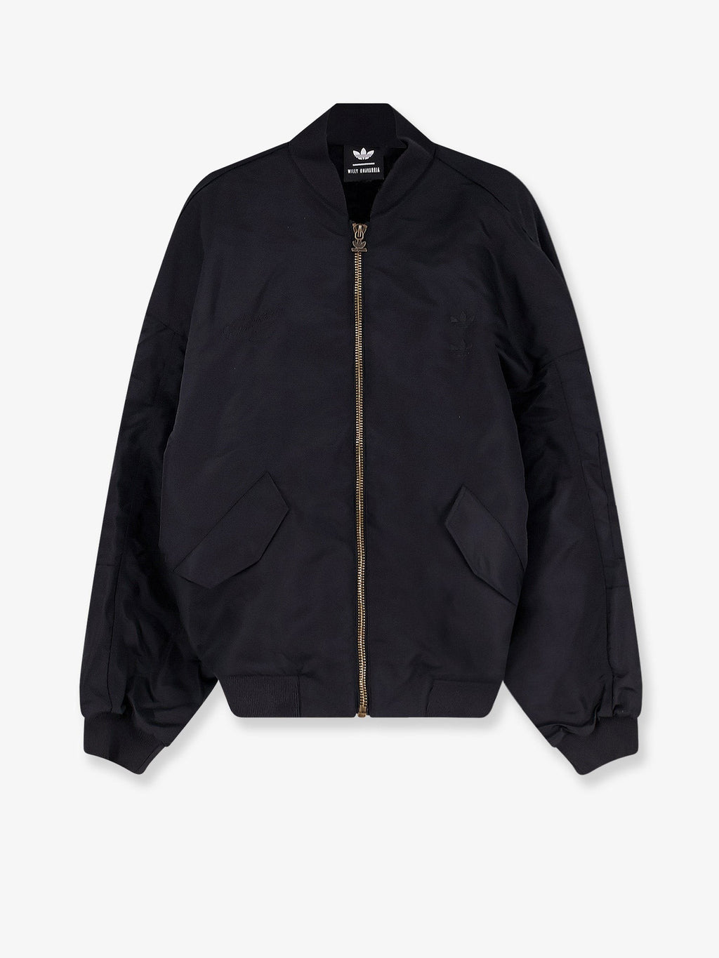 Adidas X Willy Chavarria Men's Bomber Oversize in Satin Black