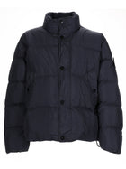 Stone Island Men's Bomber Down Jacket with Patch Blue
