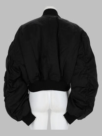 Rick Owens Women's Bomber Secchia Cropped Flight Black