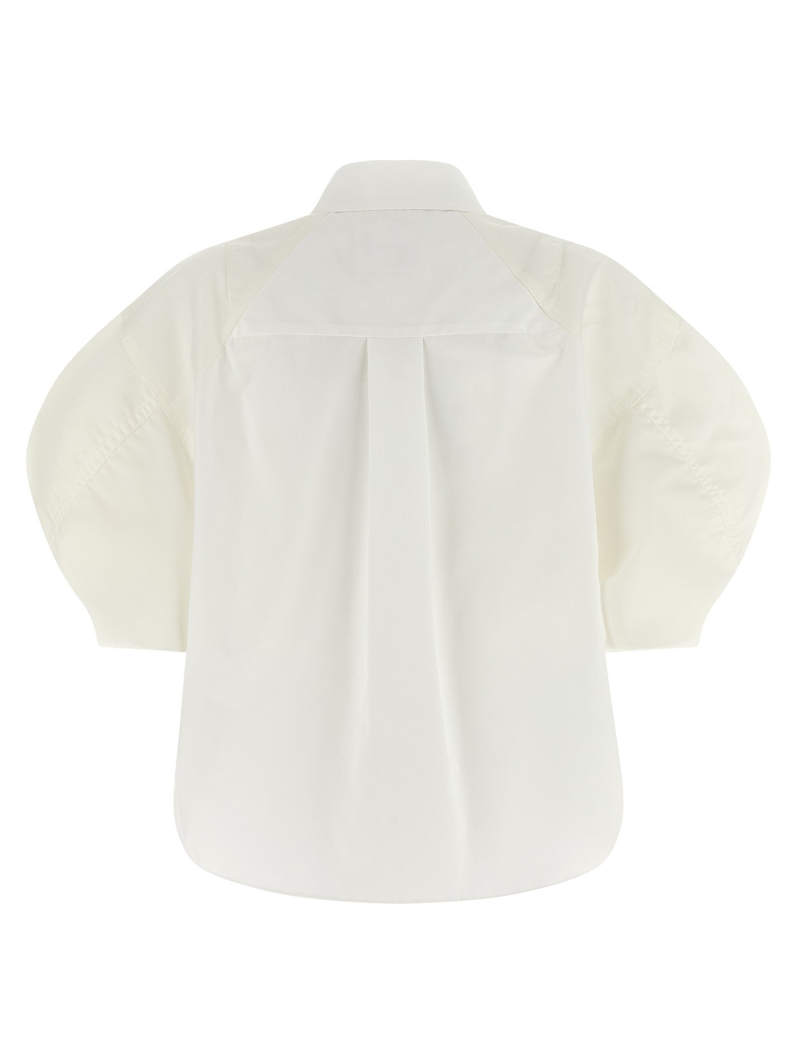 Sacai Bomber Sleeve Shirt White