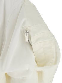 Sacai Bomber Sleeve Shirt White