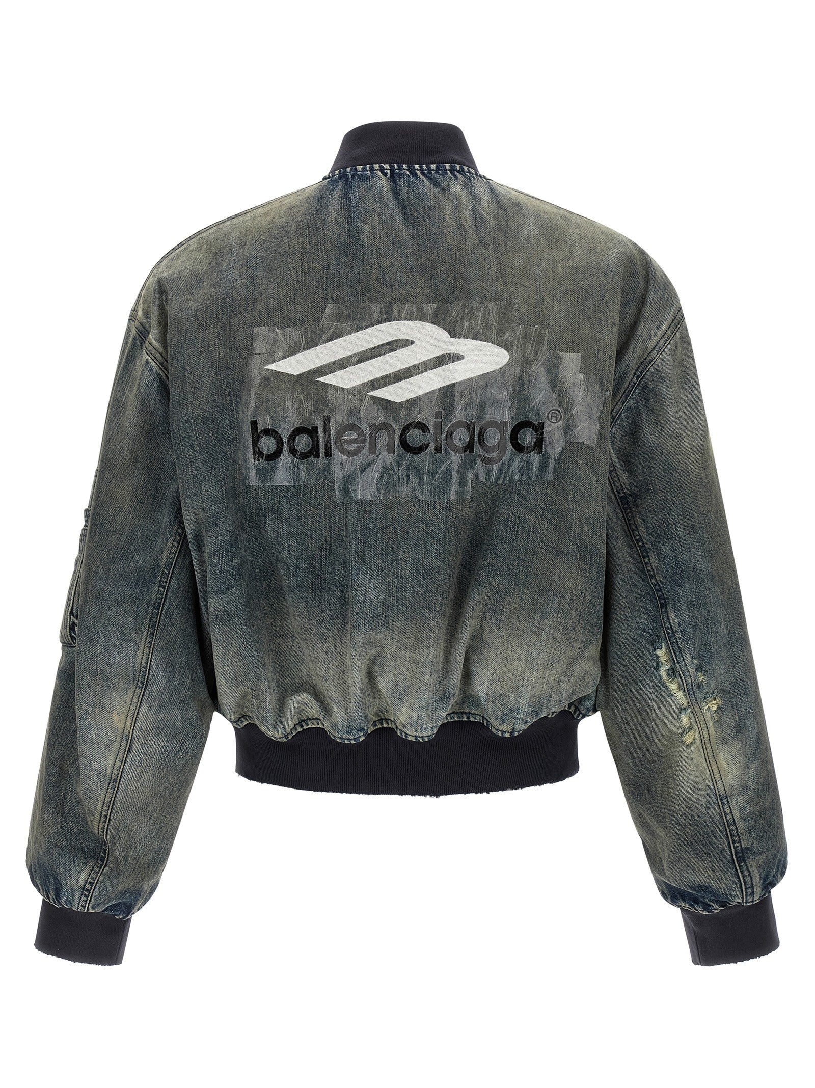 Balenciaga Bomber Standard Jacket Grey