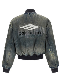 Balenciaga Bomber Standard Jacket Grey