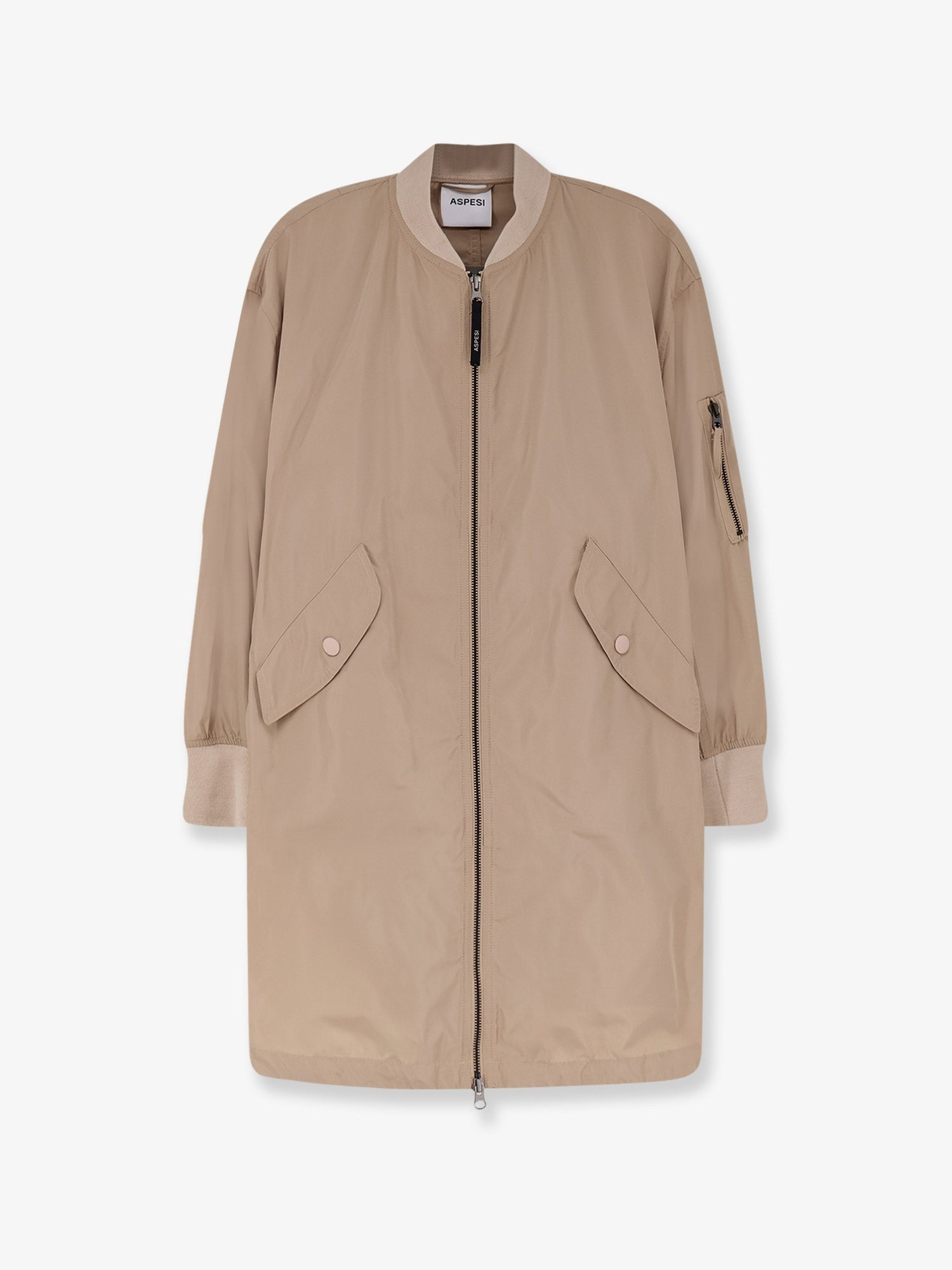 Aspesi Women's Bombo Nylon Jacket Beige Aspesi