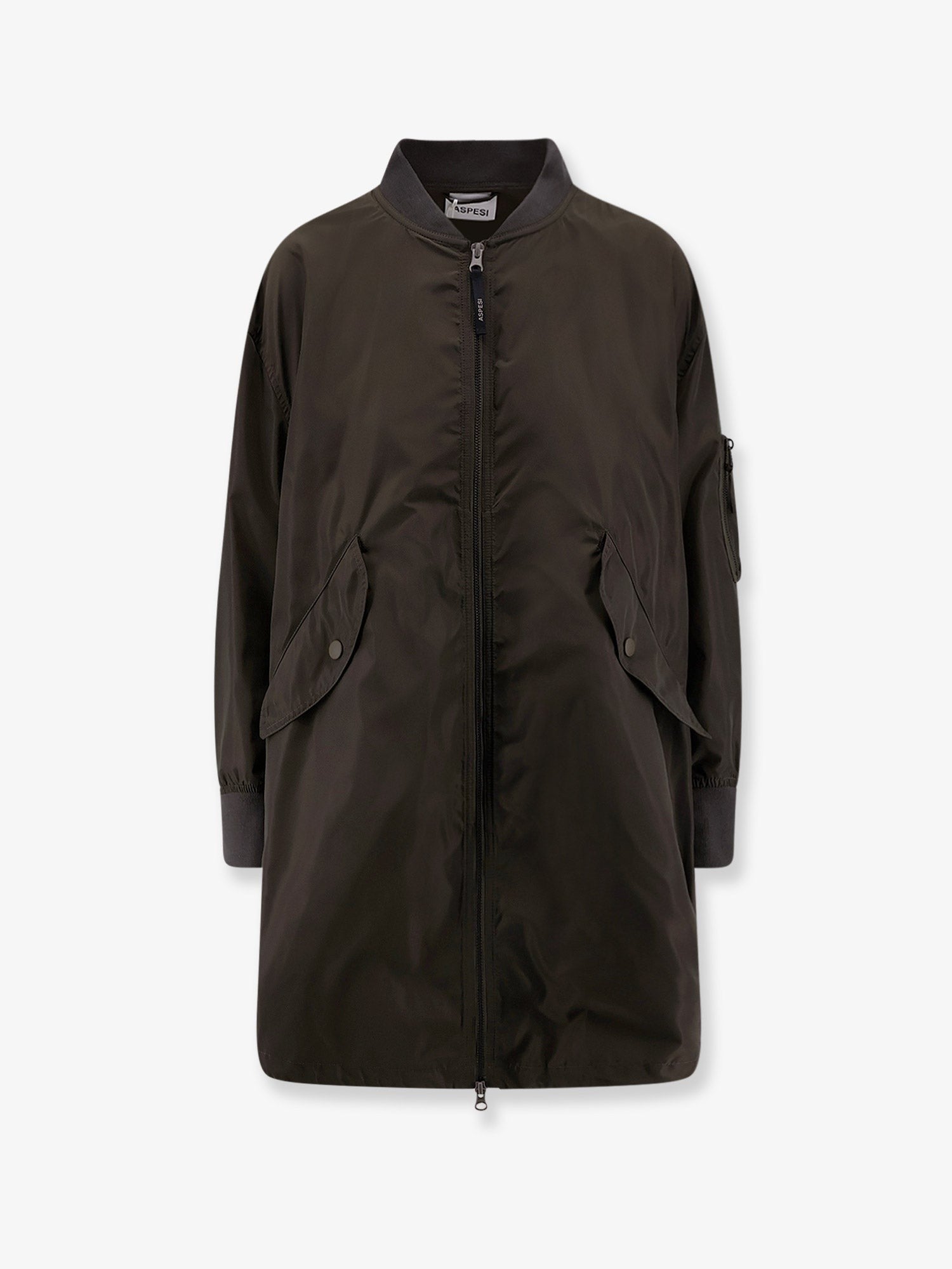 Aspesi Women's Bombo Nylon Jacket Green Aspesi