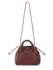 Hereu Women's Bombon Supple Shiny Medium Bag Red