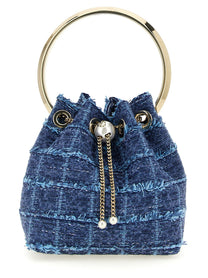 Jimmy Choo Bon Bon Bucket Bag Blue