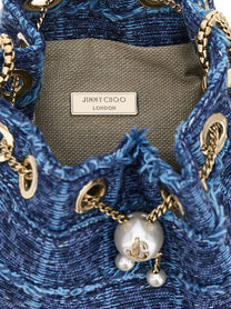 Jimmy Choo Bon Bon Bucket Bag Blue