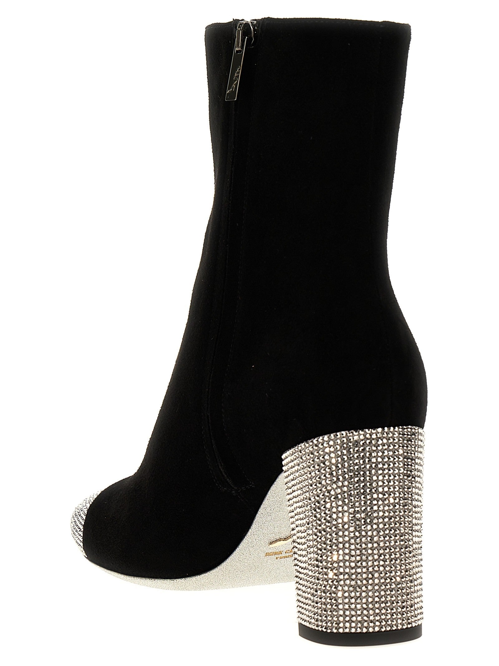 Rene Caovilla Bonnie Ankle Boots Black
