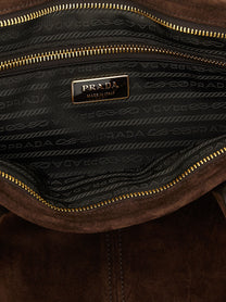 PRADA Bonnie Large Handbag Brown
