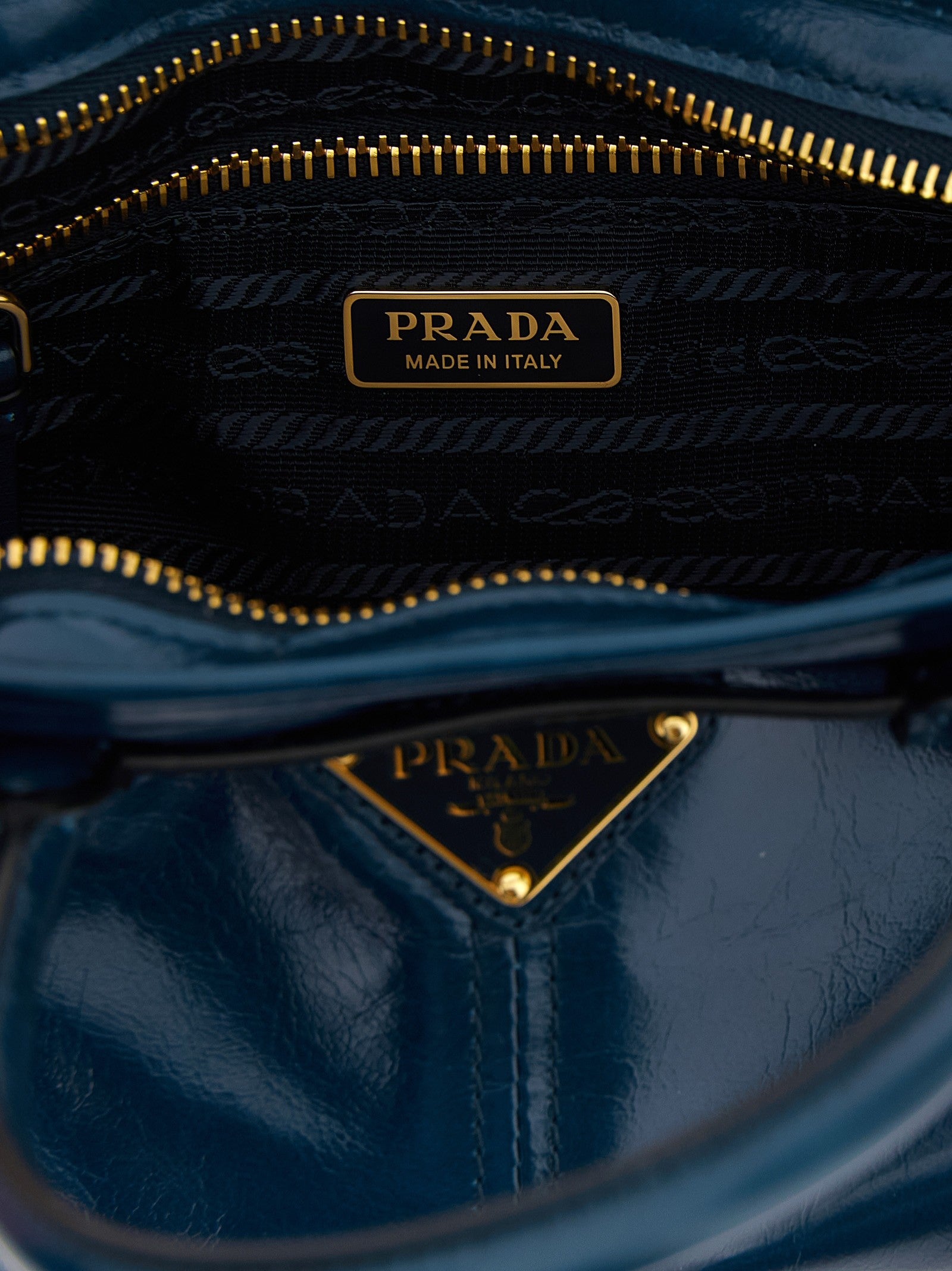 Prada Bonnie Mini Handbag Blue