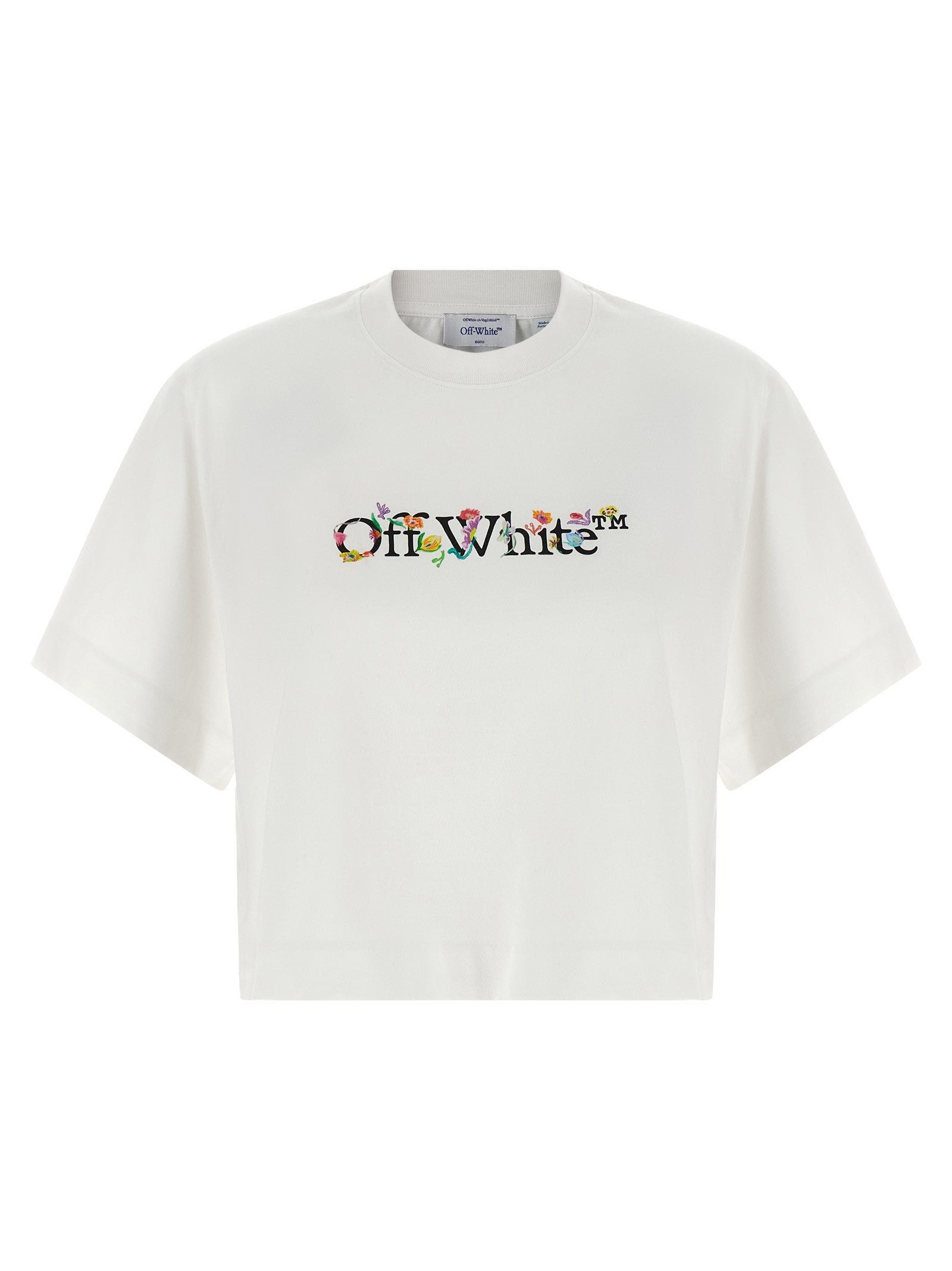 Off-White Bookish Glowing Flower Shirt White